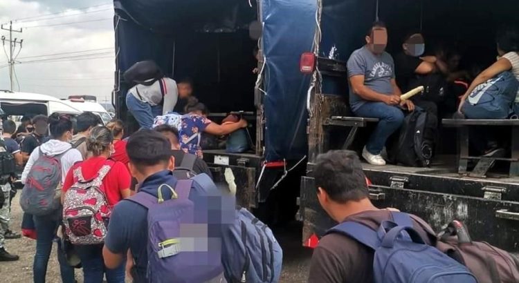Más de 7 mil migrantes se han asegurado en Veracruz