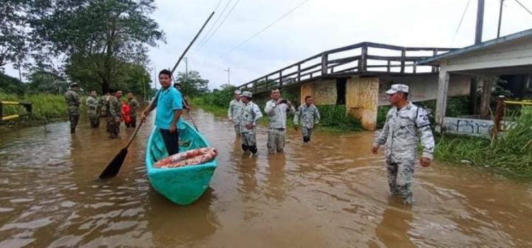 En tres días llovió más de lo que corresponde en el sur de Veracruz