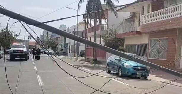 Fuertes vientos dejan afectaciones en 10 municipios de Veracruz