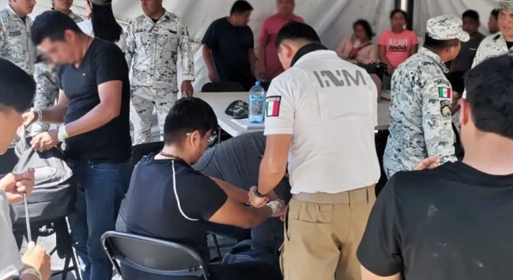 INM encuentra a más de 150 migrantes hacinados en Veracruz