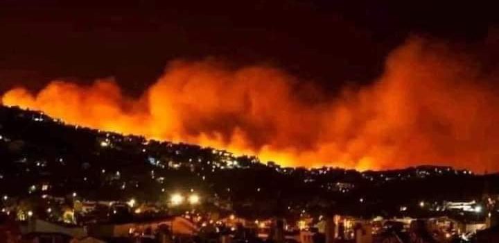 Consume voraz incendio la zona de Altas Montañas en Veracruz