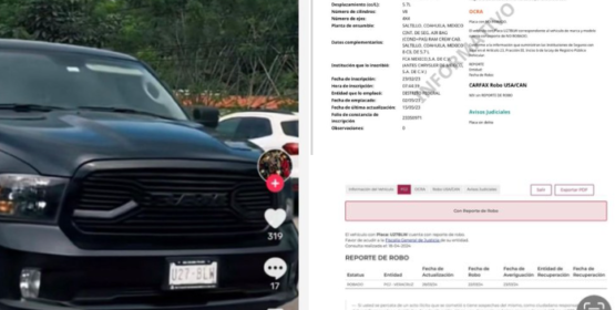 Acusan a candidata de Morena de usar camioneta robada en su campaña