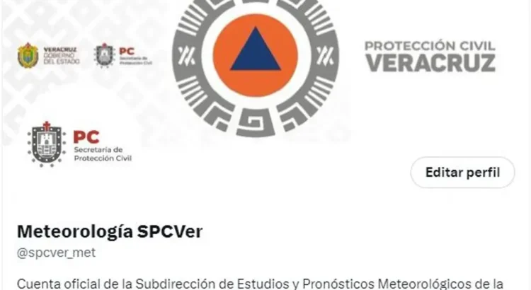 Tras Hackeo, Meteorología de Veracruz Estrena Nueva Cuenta en ‘X’