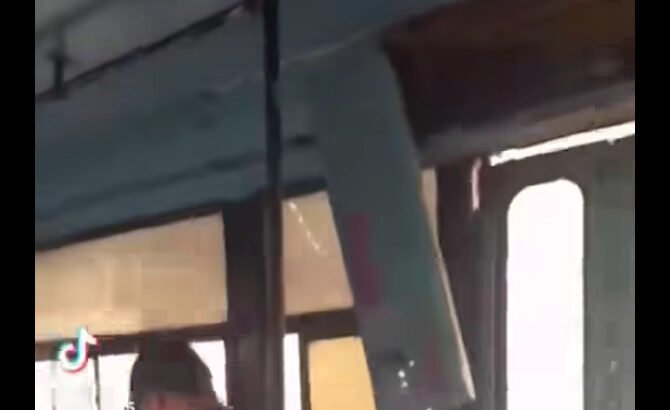 Exhiben condiciones del transporte público en Veracruz