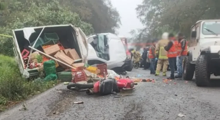 Muere mujer tras fatal accidente en carretera de Veracruz