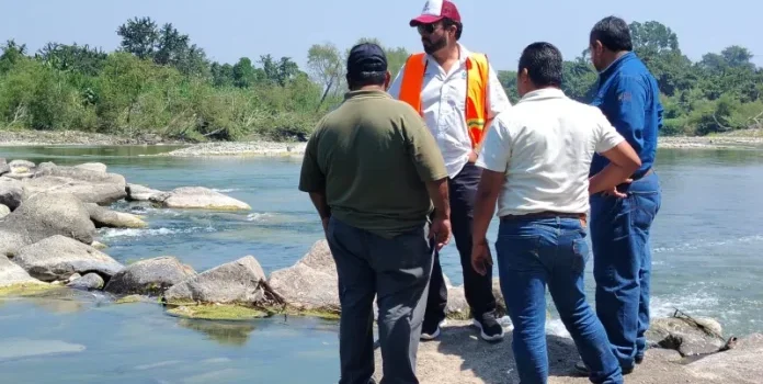 CAEV construirá muro de contención en el río Cazones para garantizar abasto de agua